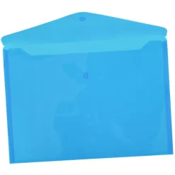 Document Envelope with Snap Closure - 9-1/4 inches x 13 inches - Translucent