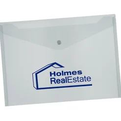Document Envelope with Snap Closure - 9-1/4 inches x 13 inches - Translucent