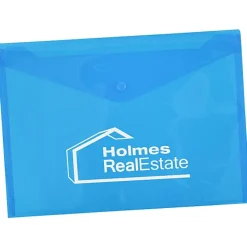 Document Envelope with Snap Closure - 9-1/4 inches x 13 inches - Translucent