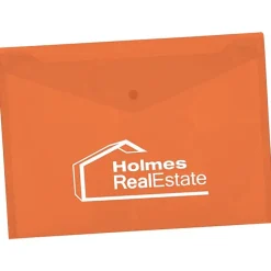 Document Envelope with Snap Closure - 9-1/4 inches x 13 inches - Translucent