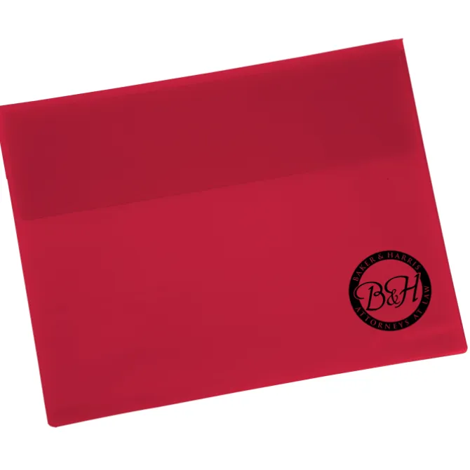 Document Portfolio - 10 inches x 13 inches - Translucent
