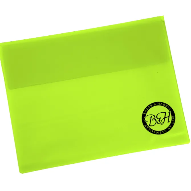 Document Portfolio - 10 inches x 13 inches - Translucent