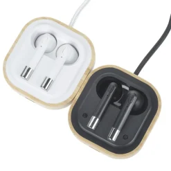 Drift Bamboo Watch Charger and Wireless Earbuds