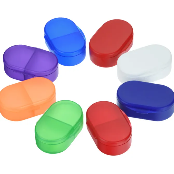 Dual Compartment Pill Box