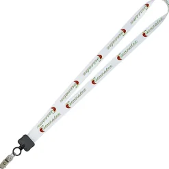 Dye-Sub Lanyard - 3/4 inches - 36 inches - Snap with Metal Bulldog Clip