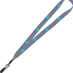 Dye-Sub Lanyard - 3/4 inches - 32 inches - Metal Bulldog Clip