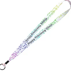 Dye-Sub Lanyard - 3/4 inches - 32 inches - Metal Split Ring