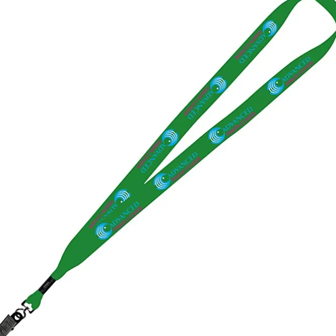 Dye-Sub Lanyard - 3/4 inches - 34 inches - Metal Bulldog Clip