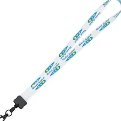 Dye-Sub Lanyard - 3/4 inches - 32 inches - Metal Lobster Claw - 24 hr