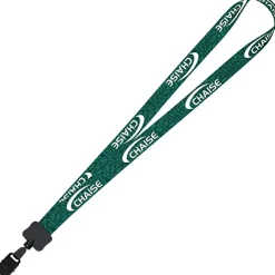 Dye-Sub Lanyard - 3/4 inches - 32 inches - Large Metal Bulldog Clip - Damask - 24 hr
