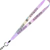 Dye-Sub Lanyard - 3/4 inches - 36 inches - Snap with Metal Bulldog Clip