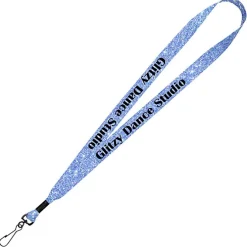 Dye-Sub Lanyard - 3/4 inches - 34 inches - Metal Swivel Snap Hook