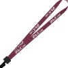 Dye-Sub Lanyard - 3/4 inches - 32 inches - Plastic Bulldog Clip - Damask