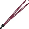 Dye-Sub Lanyard - 3/4 inches - 32 inches - Plastic Bulldog Clip - Damask - 24 hr