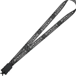 Dye-Sub Lanyard - 3/4 inches - 32 inches - Snap Buckle Release - Damask - 24 hr