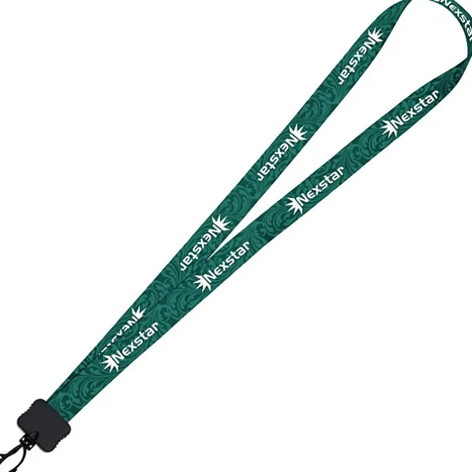 Dye-Sub Lanyard - 3/4 inches - 32 inches - Plastic Swivel Snap Hook - Damask