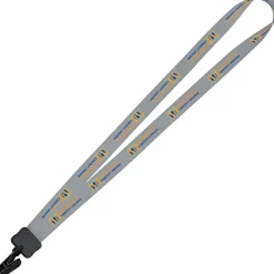 Dye-Sub Lanyard - 3/4 inches - 34 inches - Plastic Bulldog Clip