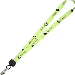 Dye-Sub Lanyard - 3/4 inches - 32 inches - Snap with Metal Bulldog Clip - Chevron