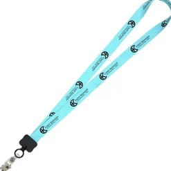 Dye-Sub Lanyard - 3/4 inches - 32 inches - Snap with Metal Bulldog Clip - Chevron