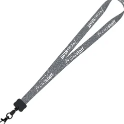 Dye-Sub Lanyard - 3/4 inches - 32 inches - Metal Lobster Claw - Damask - 24 hr