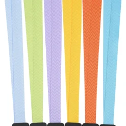 Dye-Sub Lanyard - 3/4 inches - 32 inches - Large Metal Bulldog Clip - Chevron - 24 hr