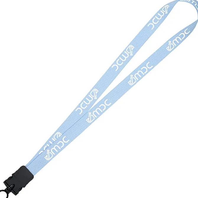 Dye-Sub Lanyard - 3/4 inches - 32 inches - Snap Buckle Release - Chevron - 24 hr