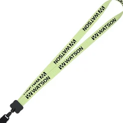 Dye-Sub Lanyard - 3/4 inches - 32 inches - Large Metal Bulldog Clip - Chevron