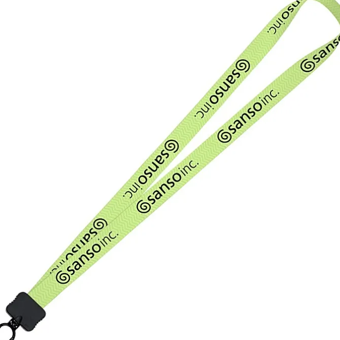 Dye-Sub Lanyard - 3/4 inches - 32 inches - Plastic O-Ring - Chevron