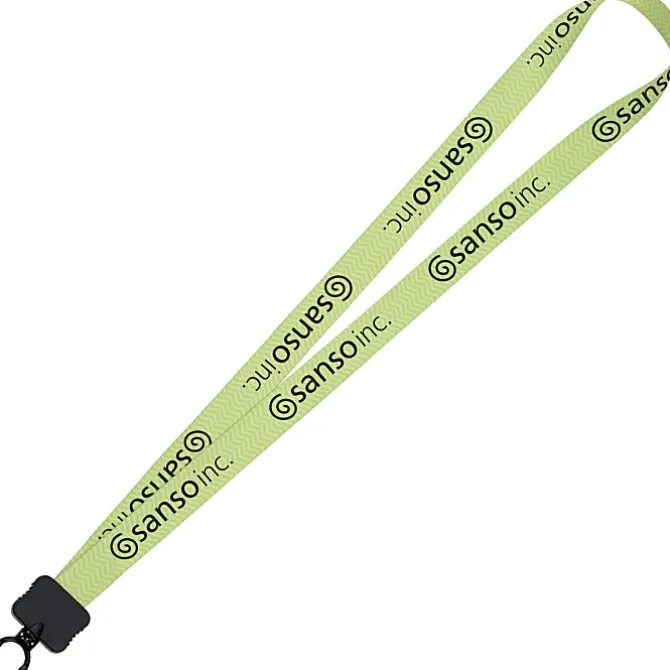 Dye-Sub Lanyard - 3/4 inches - 32 inches - Plastic O-Ring - Chevron