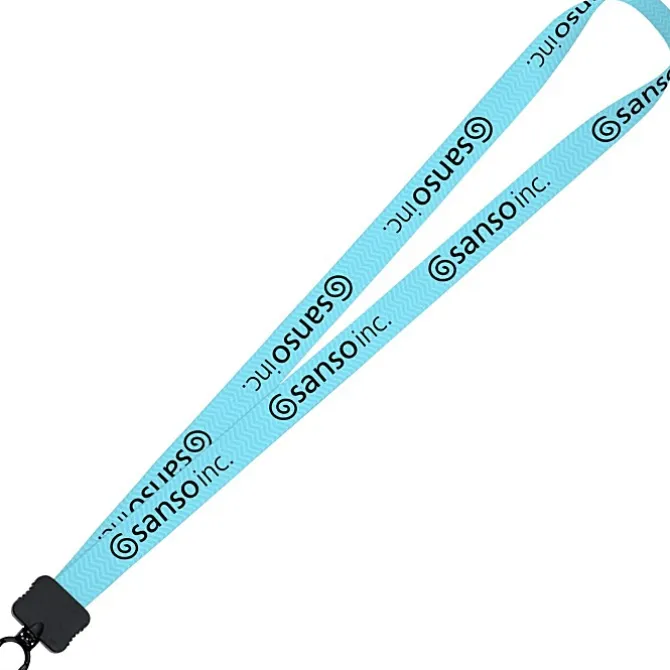 Dye-Sub Lanyard - 3/4 inches - 32 inches - Plastic O-Ring - Chevron