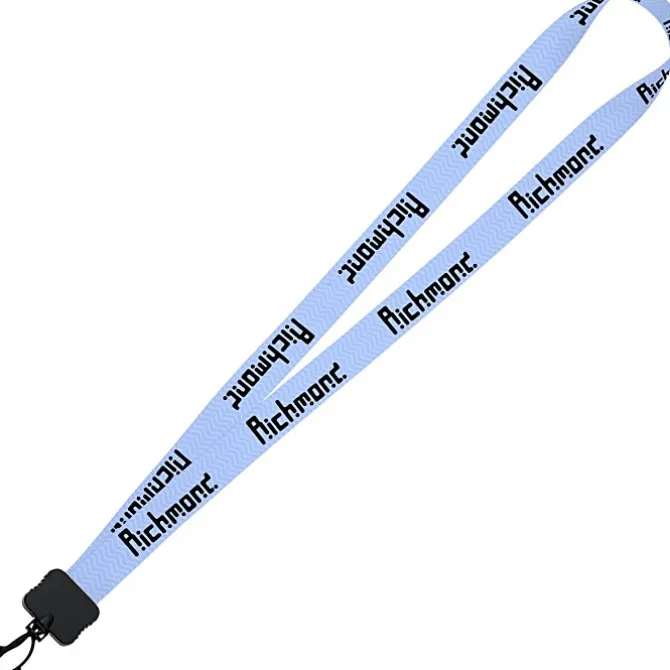 Dye-Sub Lanyard - 3/4 inches - 32 inches - Plastic Swivel Snap Hook - Chevron