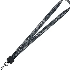 Dye-Sub Lanyard - 3/4 inches - 32 inches - Metal Swivel Snap Hook - Damask
