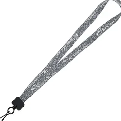 Dye-Sub Lanyard - 3/4 inches - 32 inches - Metal Swivel Snap Hook - Damask