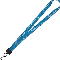 Dye-Sub Lanyard - 3/4 inches - 32 inches - Metal Swivel Snap Hook - Damask