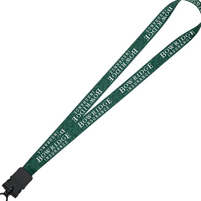 Dye-Sub Lanyard - 3/4 inches - 32 inches - Snap Buckle Release - Damask