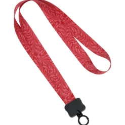 Dye-Sub Lanyard - 3/4 inches - 32 inches - Plastic O-Ring - Damask - 24 hr