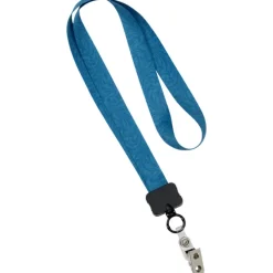Dye-Sub Lanyard - 3/4 inches - 32 inches - Snap with Metal Bulldog Clip - Damask - 24 hr