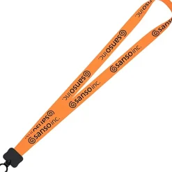 Dye-Sub Lanyard - 3/4 inches - 32 inches - Plastic O-Ring - Chevron - 24 hr