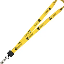 Dye-Sub Lanyard - 3/4 inches - 32 inches - Snap with Metal Bulldog Clip - Chevron - 24 hr