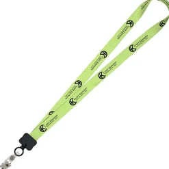 Dye-Sub Lanyard - 3/4 inches - 32 inches - Snap with Metal Bulldog Clip - Chevron - 24 hr