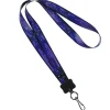 Dye-Sub Lanyard - 3/4 inches - 32 inches - Metal Swivel Snap Hook - Galaxy