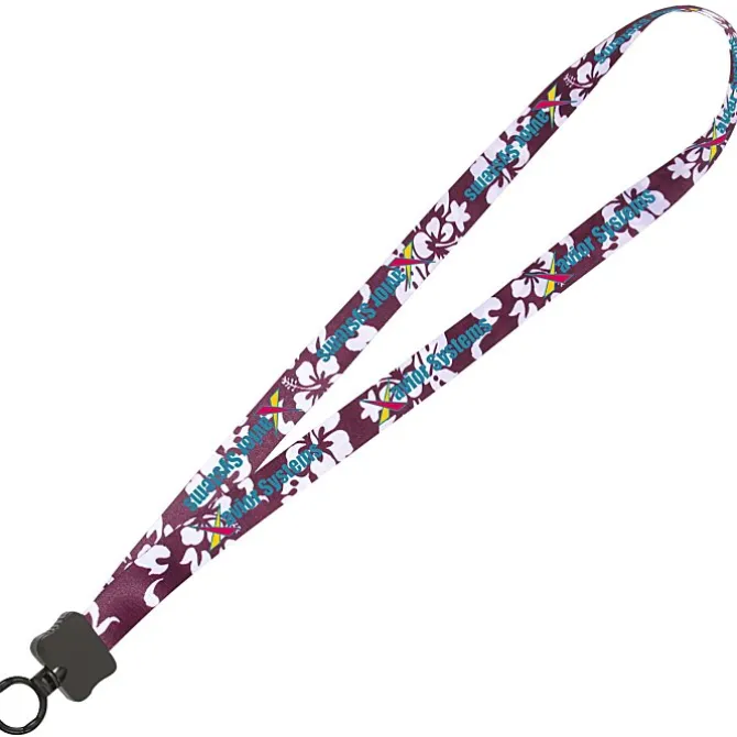 Dye-Sublimated Lanyard - 3/4 inches - Hawaiian