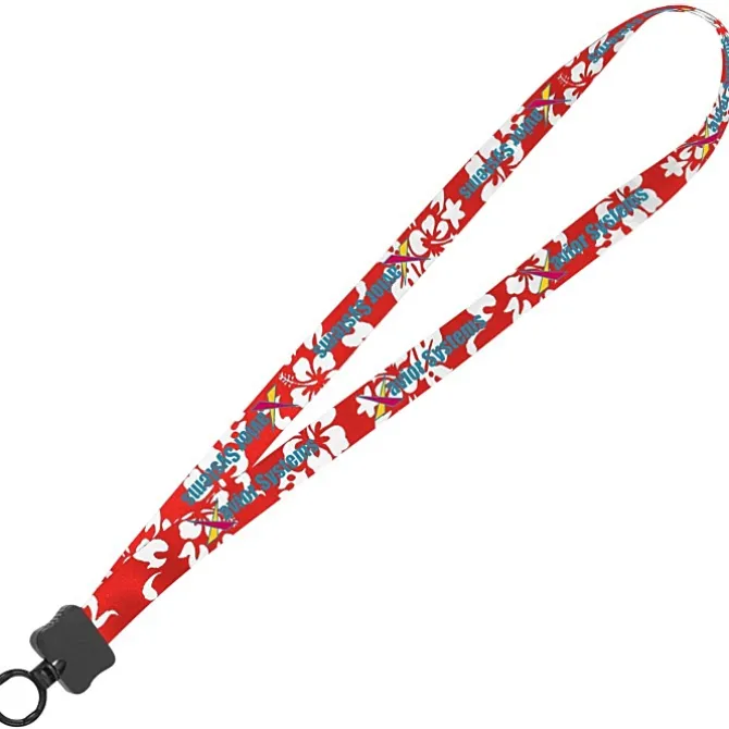Dye-Sublimated Lanyard - 3/4 inches - Hawaiian