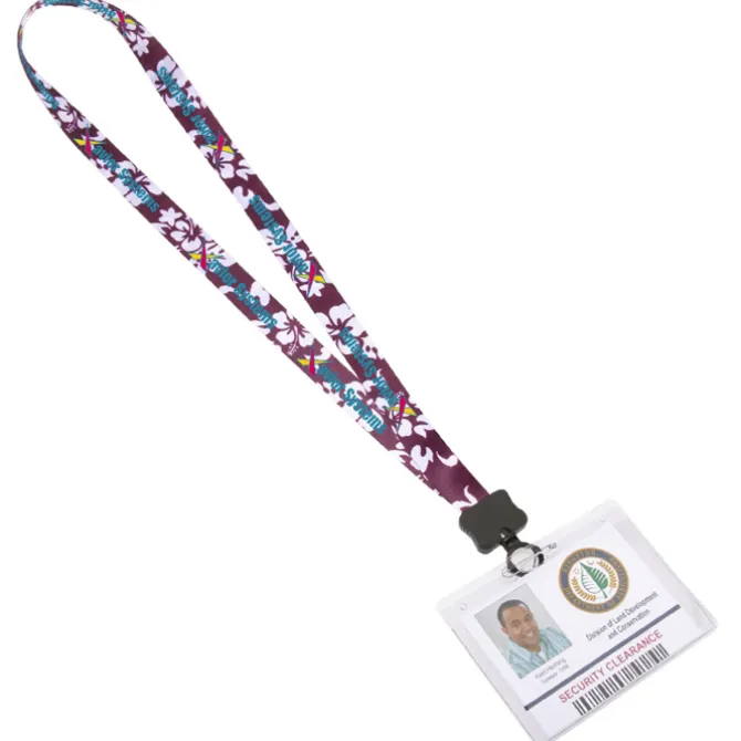 Dye-Sublimated Lanyard - 3/4 inches - Hawaiian