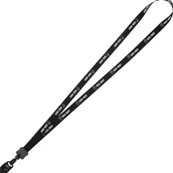 Dye-Sublimated Lanyard - 1/2 inches - 32 inches - Large Metal Bulldog Clip