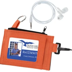 Earbuds with ID Holder
