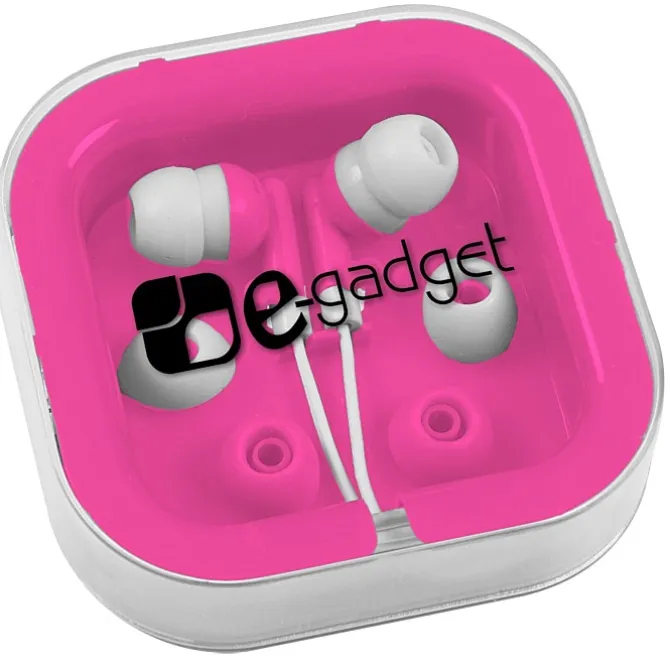 Earbuds with Interchangeable Covers - Colors