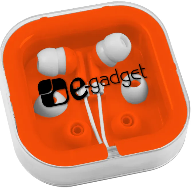 Earbuds with Interchangeable Covers - Colors - 24 hr