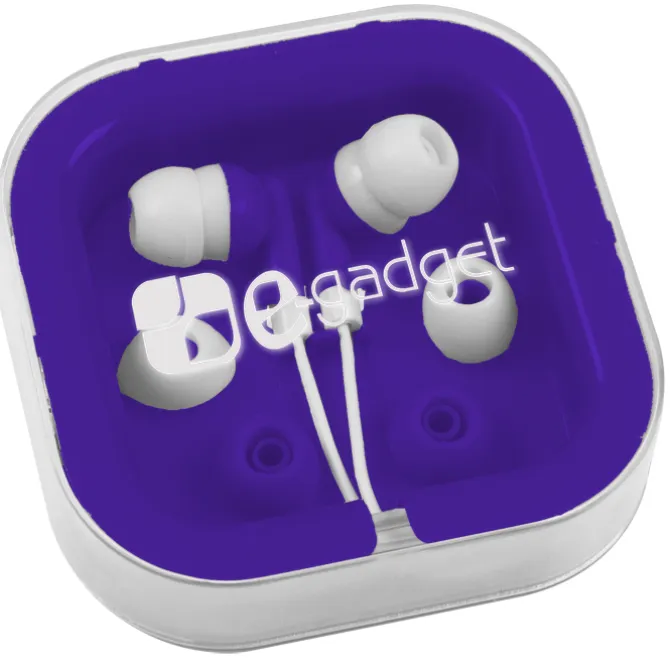 Earbuds with Interchangeable Covers - Colors - 24 hr