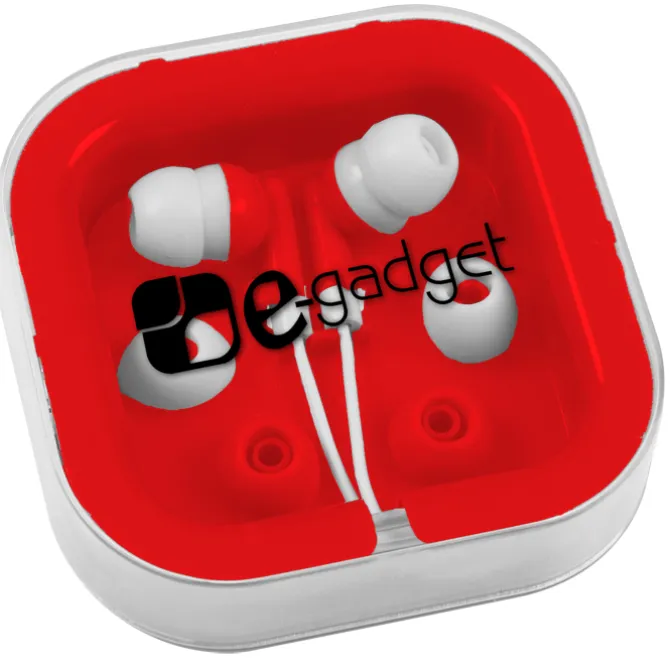 Earbuds with Interchangeable Covers - Colors - 24 hr
